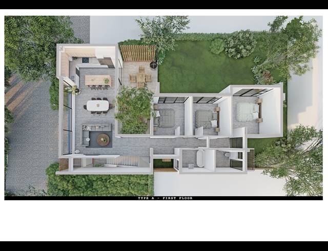 3 BEDROOM TOWNHOUSE FOR SALE IN PALM LAKES ESTATE